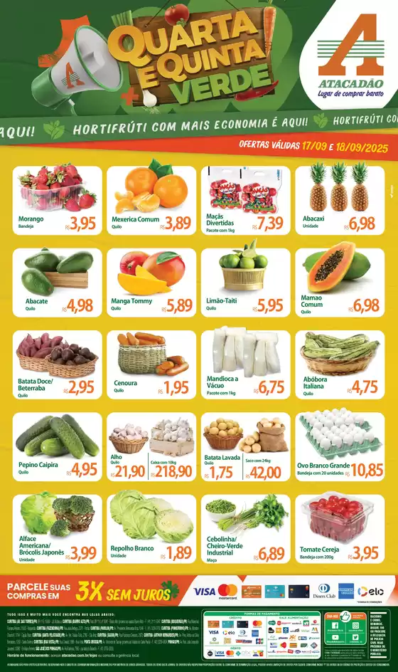 Ofertas exclusivas para nossos clientes