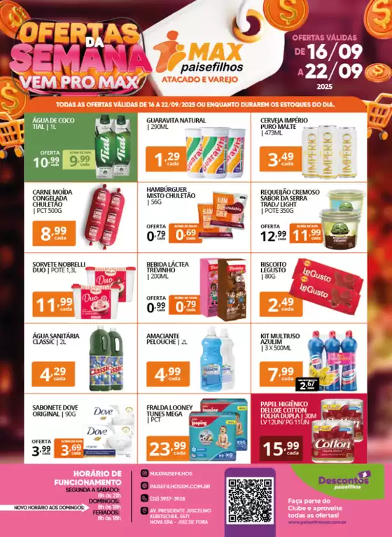 Ofertas exclusivas para nossos clientes