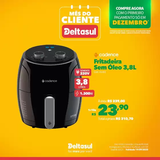 Catálogo Deltasul em Santa Maria | Melhores ofertas para todos os clientes | 2025-09-17T00:00:00.000Z - 2025-09-19T00:00:00.000Z
