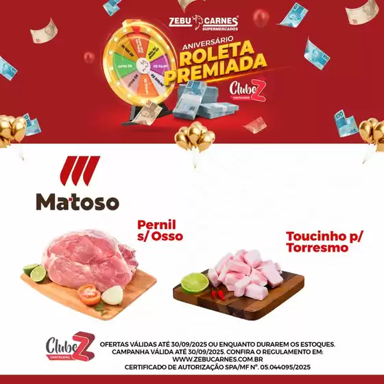 Catálogo Zebu Carnes Supermercados | Ótima oferta para caçadores de pechinchas | 2025-09-17T00:00:00.000Z - 2025-09-30T00:00:00.000Z
