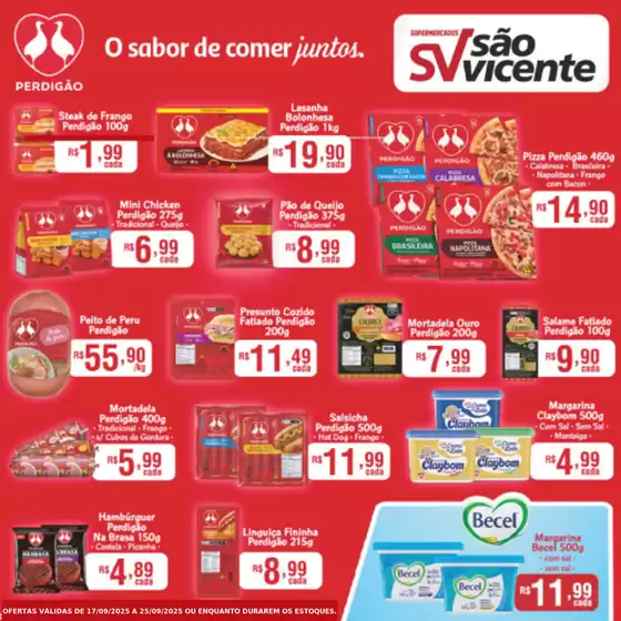 Catálogo Supermercados São Vicente em Santa Bárbara d'Oeste | Melhores ofertas para todos os clientes | 2025-09-17T00:00:00.000Z - 2025-09-25T00:00:00.000Z
