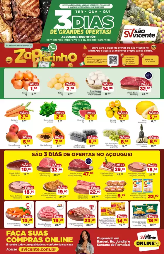 Catálogo Supermercados São Vicente em Santa Bárbara d'Oeste | Novas ofertas para descobrir | 2025-09-17T00:00:00.000Z - 2025-09-18T00:00:00.000Z