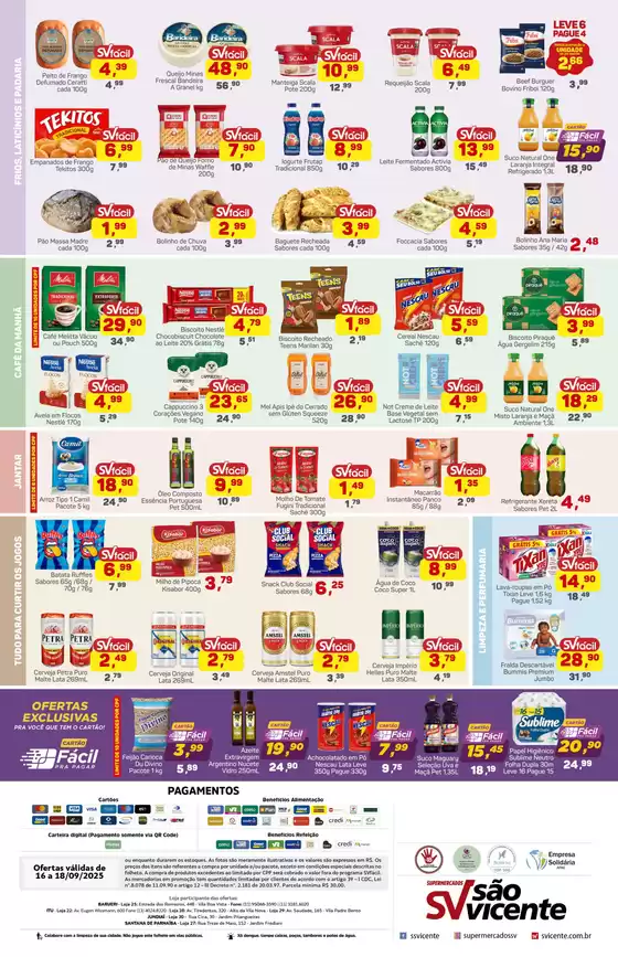 Ofertas e promoções atuais