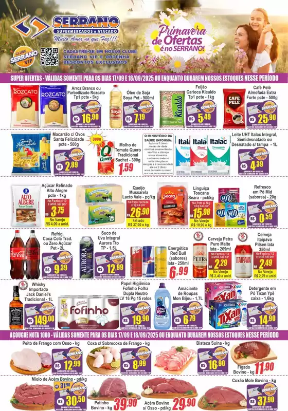 Catálogo Serrano Supermercado em Guarulhos | Ofertas exclusivas para nossos clientes | 2025-09-17T00:00:00.000Z - 2025-09-24T00:00:00.000Z
