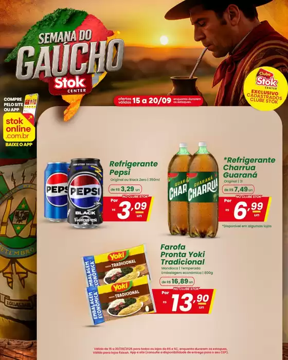Grandes descontos em produtos selecionados