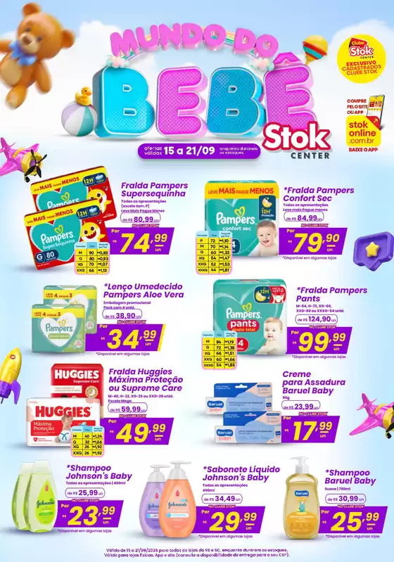 Catálogo Stok Center | Encarte Stok Center Mundo Do Bebê – Setembro | 2025-09-17T00:00:00.000Z - 2025-09-21T00:00:00.000Z