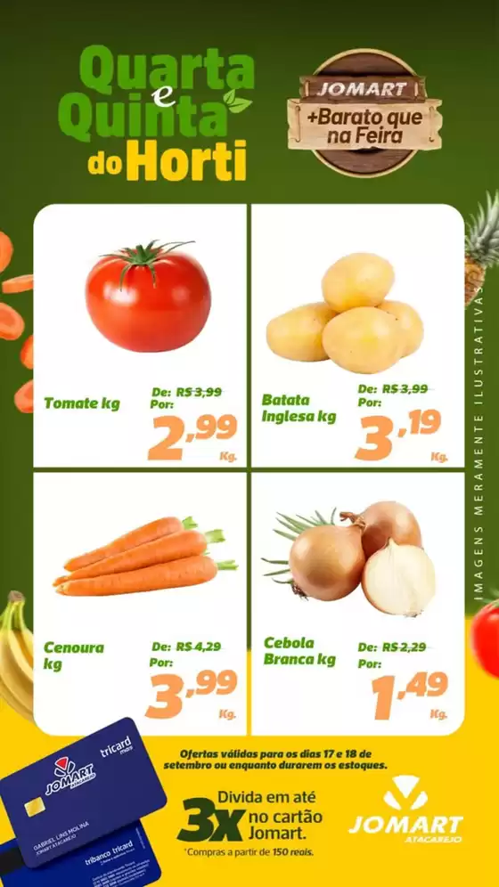 Catálogo Jomart Atacado | Quarta E Quinta Do Horti | 2025-09-18T00:00:00.000Z - 2025-09-18T00:00:00.000Z