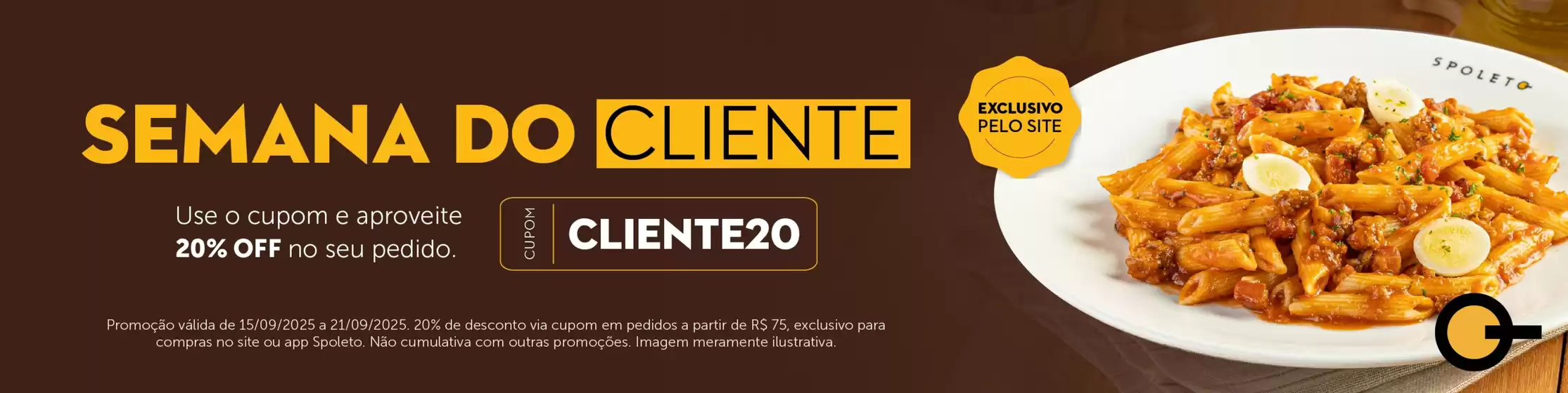 Catálogo Spoleto em São Paulo | Semana Do Cliente | 2025-09-18T00:00:00.000Z - 2025-09-21T00:00:00.000Z