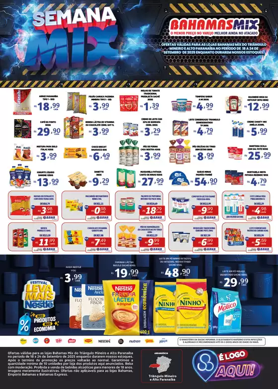 Catálogo Bahamas Mix em Araxá | Ofertas especiais para você | 2025-09-18T00:00:00.000Z - 2025-09-24T00:00:00.000Z