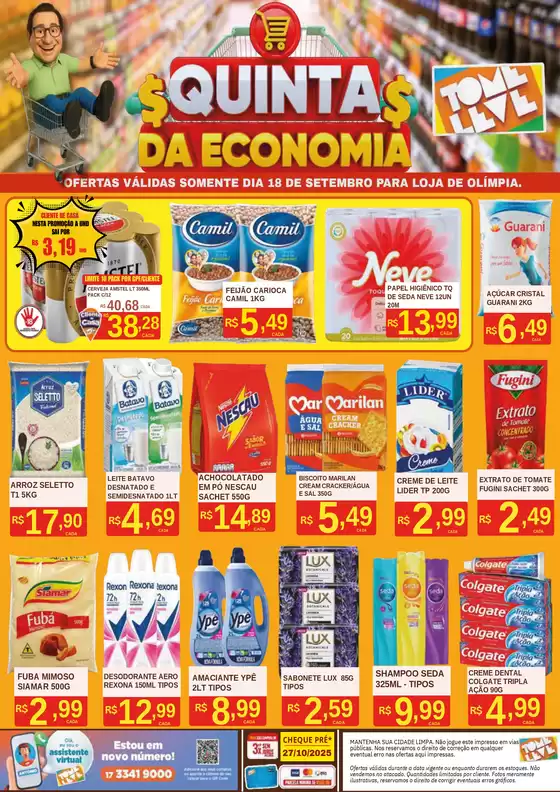 Catálogo Tome Leve em São Paulo | Ofertas e promoções atuais | 2025-09-18T00:00:00.000Z - 2025-09-18T00:00:00.000Z
