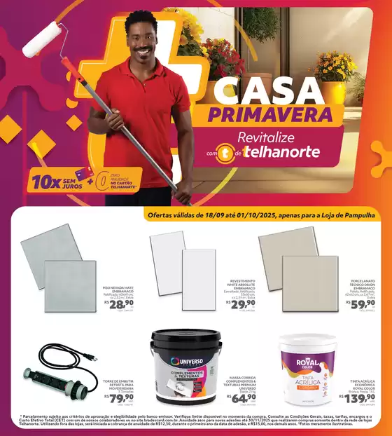 Catálogo Telhanorte | Telhanorte Encarte | 2025-09-18T00:00:00.000Z - 2025-10-01T00:00:00.000Z