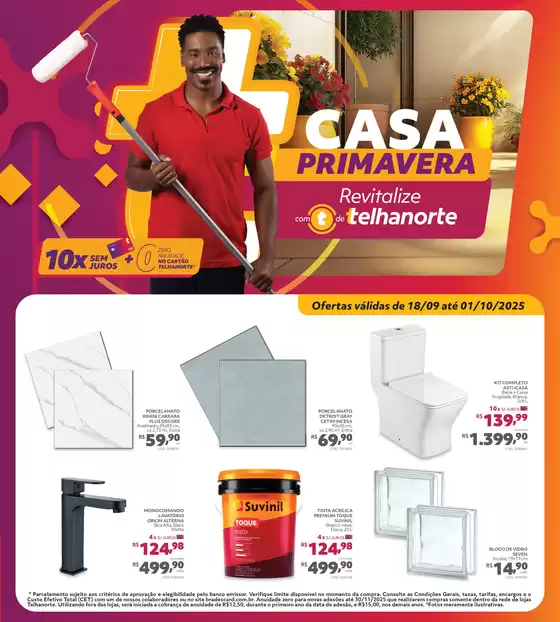Catálogo Telhanorte | Nossas melhores pechinchas | 2025-09-18T00:00:00.000Z - 2025-10-01T00:00:00.000Z