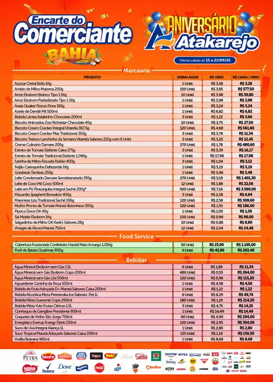 Catálogo Atakarejo em Queimados | Ofertas para caçadores de pechinchas | 2025-09-18T00:00:00.000Z - 2025-09-21T00:00:00.000Z