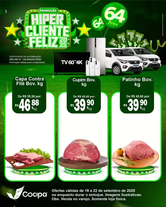 Catálogo Cocipa em Sarzedo | Ofertas e promoções atuais | 2025-09-18T00:00:00.000Z - 2025-09-22T00:00:00.000Z