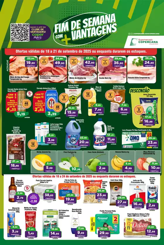 Catálogo Copercana em Batatais | Ótima oferta para caçadores de pechinchas | 2025-09-18T00:00:00.000Z - 2025-09-24T00:00:00.000Z