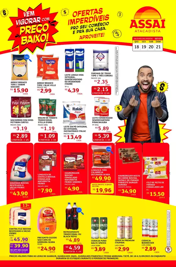 Grandes descontos em produtos selecionados