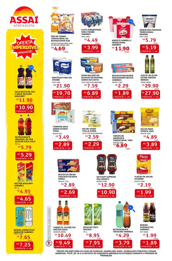 Grandes descontos em produtos selecionados
