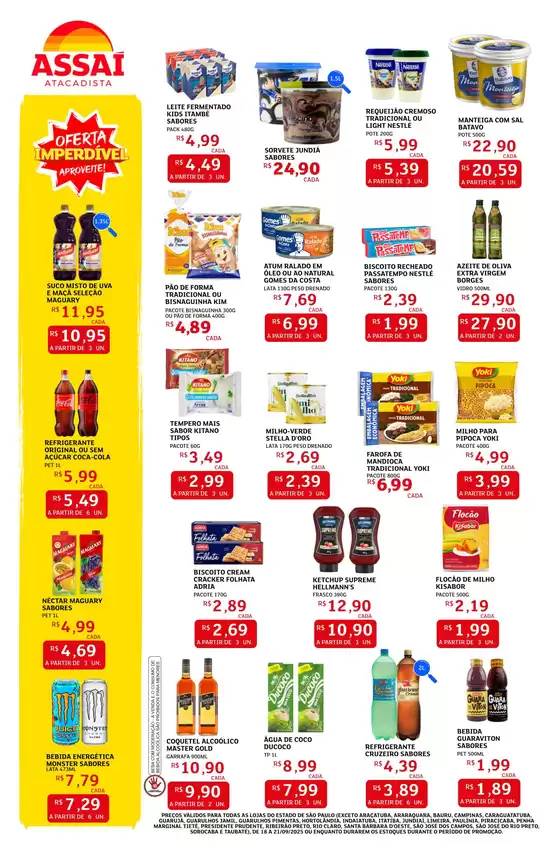 Promoções especiais em andamento
