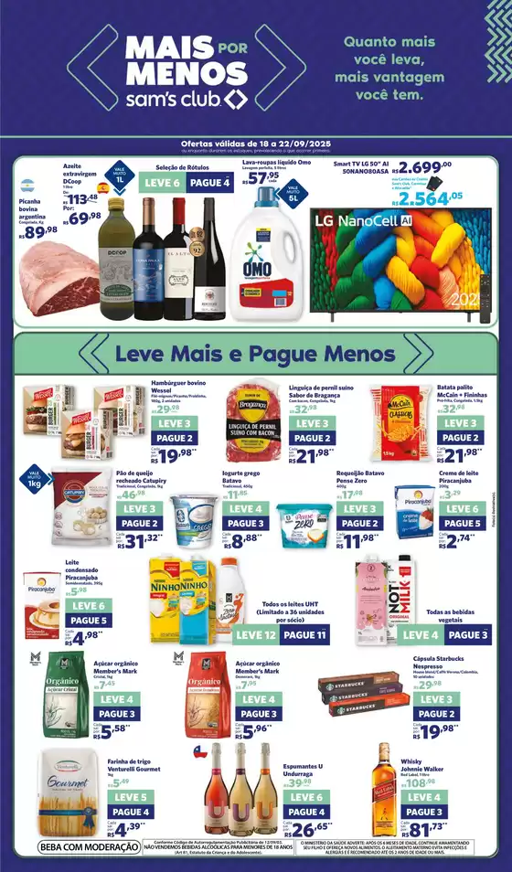 Catálogo Sam's Club em Sorocaba | Nossas melhores ofertas para você | 2025-09-18T00:00:00.000Z - 2025-09-22T00:00:00.000Z