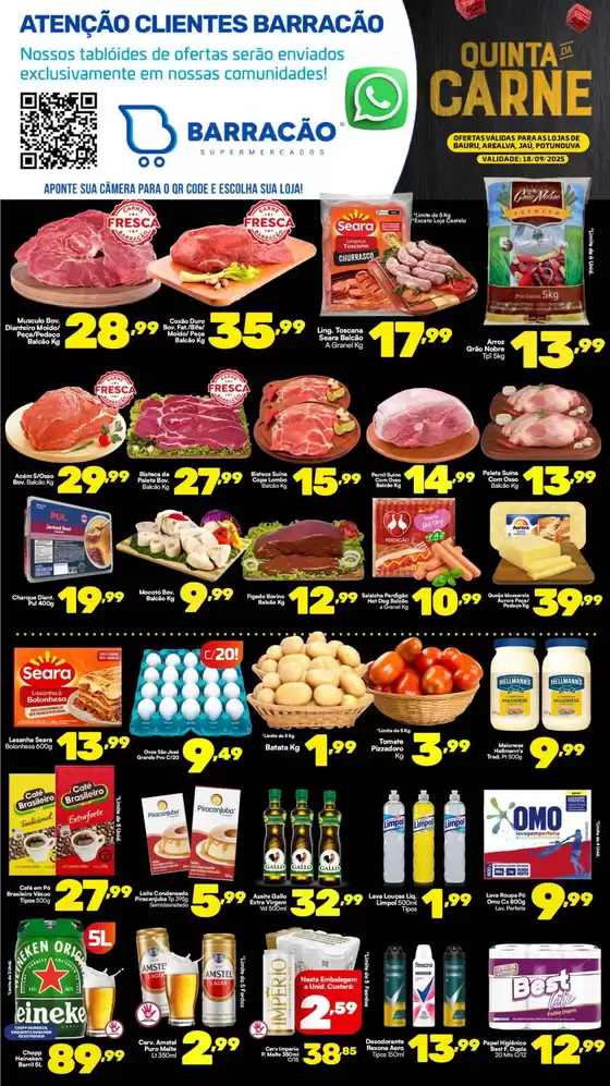 Encarte Barracão Supermercado
