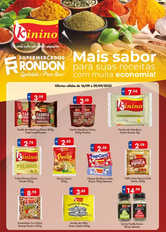 Catálogo Supermercados Rondon em Araçatuba | Ofertas exclusivas e pechinchas | 2025-09-18T00:00:00.000Z - 2025-09-29T00:00:00.000Z