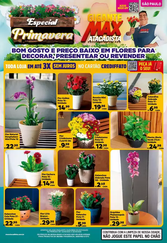Ótima oferta para todos os clientes