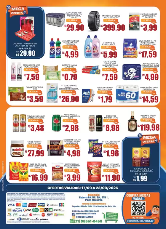 Pechinchas e ofertas atuais