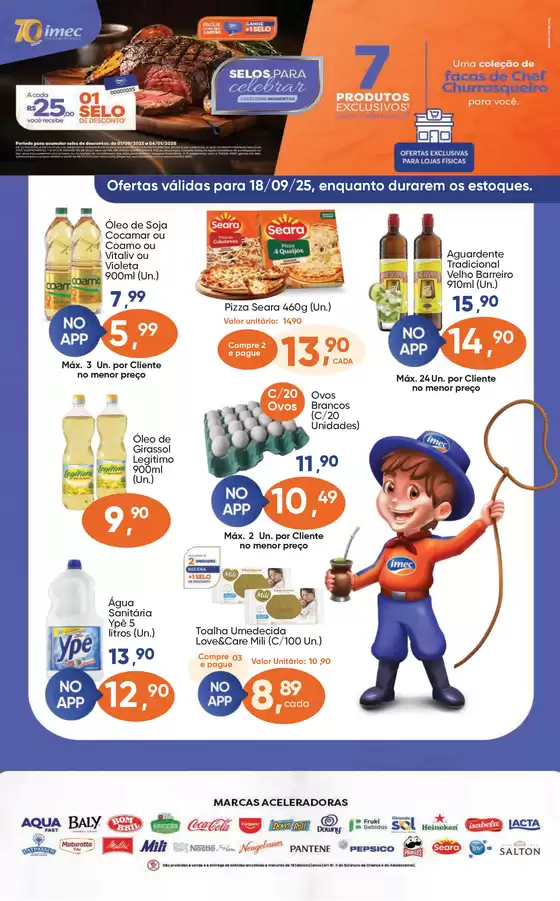 Catálogo Imec Supermercados em Santa Cruz do Sul | Ofertas exclusivas para nossos clientes | 2025-09-18T00:00:00.000Z - 2025-09-18T00:00:00.000Z
