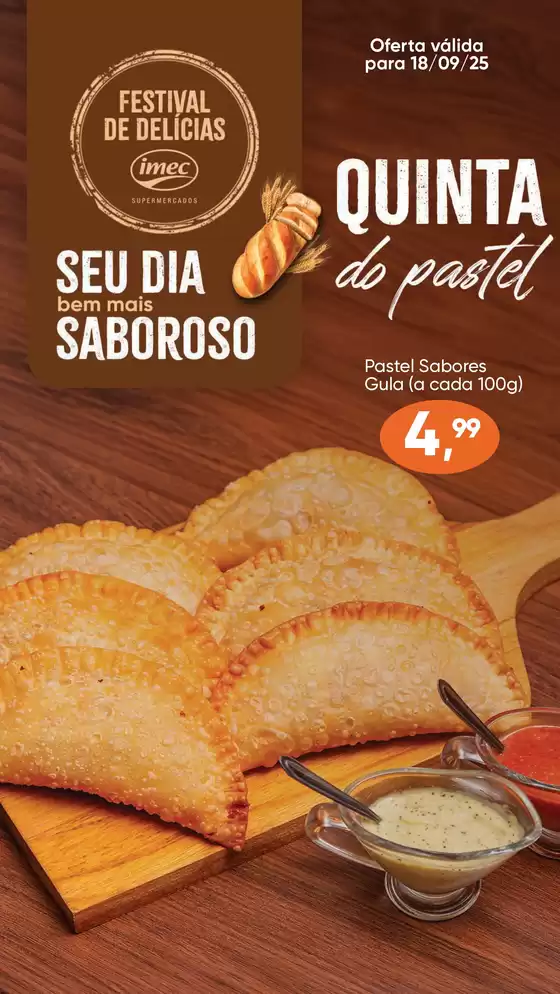 Catálogo Imec Supermercados em Santa Cruz do Sul | Quinta do Pastel | 2025-09-18T00:00:00.000Z - 2025-09-18T00:00:00.000Z