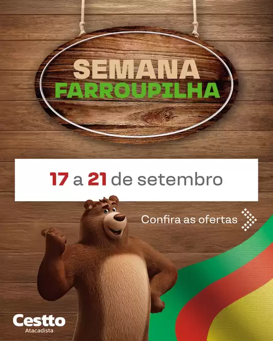 Catálogo Cestto Atacadista em Pouso Redondo | Semana Farroupilha | 2025-09-19T00:00:00.000Z - 2025-09-21T00:00:00.000Z