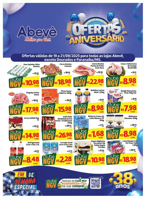 Catálogo Abevê Supermercados em Vargem Grande Paulista | Nossas melhores ofertas para você | 2025-09-19T00:00:00.000Z - 2025-09-21T00:00:00.000Z