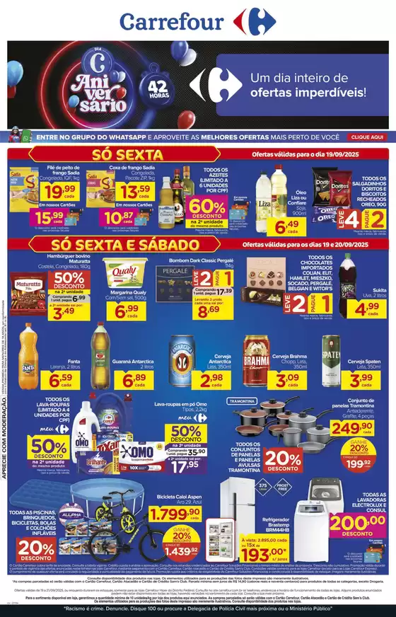 Catálogo Carrefour Bairro em São Paulo | Ótima oferta para caçadores de pechinchas | 2025-09-19T00:00:00.000Z - 2025-09-21T00:00:00.000Z