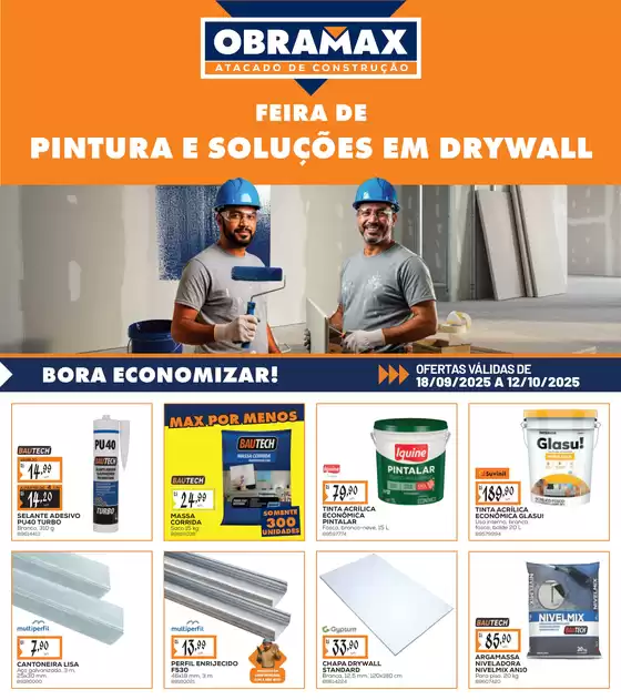 Catálogo Obramax em Taguatinga | Nossas melhores ofertas para você | 2025-09-19T00:00:00.000Z - 2025-10-12T00:00:00.000Z