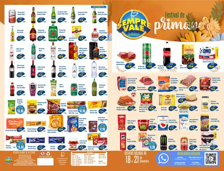 Catálogo Sempre Vale Supermercados | Encarte Sempre Vale Supermercados | 2025-09-19T00:00:00.000Z - 2025-09-21T00:00:00.000Z