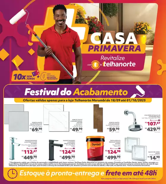 Catálogo Telhanorte em Pederneiras | Novas ofertas para descobrir | 2025-09-19T00:00:00.000Z - 2025-10-01T00:00:00.000Z