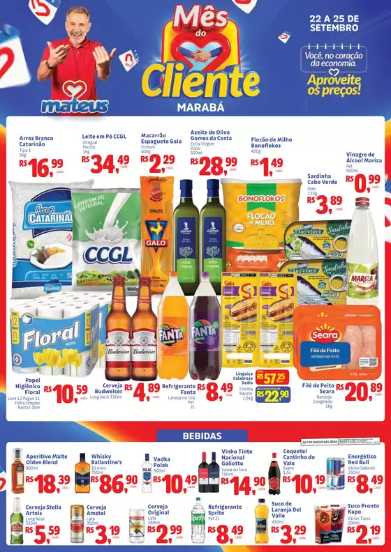 Catálogo Supermercados Mateus em Marabá | Pechinchas e ofertas atuais | 2025-09-22T00:00:00.000Z - 2025-09-25T00:00:00.000Z