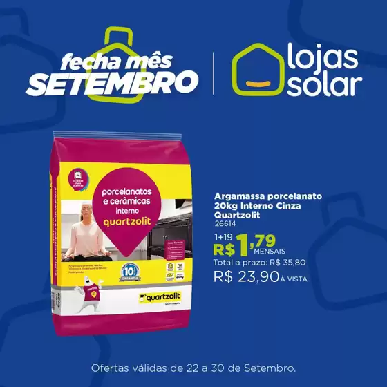 Catálogo Lojas Solar em Porto Lucena | Descontos e promoções | 2025-09-22T00:00:00.000Z - 2025-09-30T00:00:00.000Z