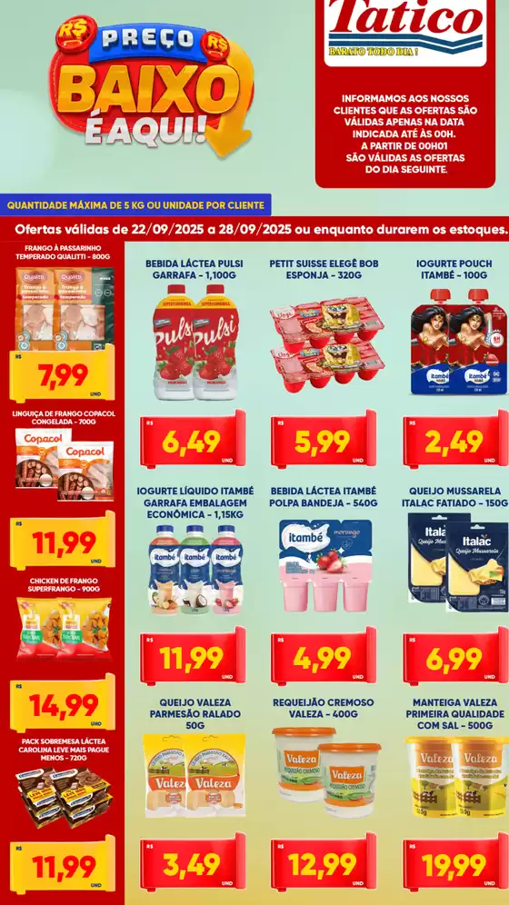 Catálogo Tatico em Bom Sucesso | Grandes descontos em produtos selecionados | 2025-09-22T00:00:00.000Z - 2025-09-28T00:00:00.000Z