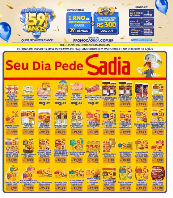 Catálogo Boa Supermercados em Oliveira | Aniversàrio Boa  | 2025-09-23T00:00:00.000Z - 2025-09-25T00:00:00.000Z