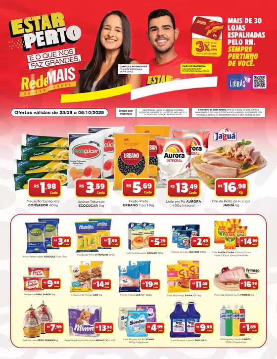Catálogo Rede Mais Supermercados em Umuarama | Encarte Rede Mais Supermercados | 2025-09-23T00:00:00.000Z - 2025-10-05T00:00:00.000Z