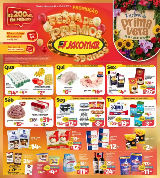 Catálogo Supermercado Jacomar em Belo Horizonte | Festa de Prêmios | 2025-09-24T00:00:00.000Z - 2025-09-30T00:00:00.000Z
