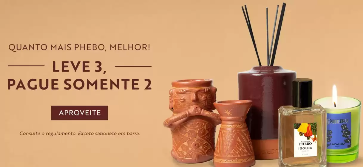 Catálogo Phebo em Guapiaçu | Leve 3, pague somente 2 ! | 2025-09-24T00:00:00.000Z - 2025-10-16T00:00:00.000Z
