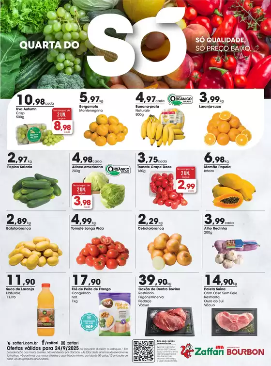 Catálogo Zaffari em Cafelândia | Ofertas Quarta do Só | 2025-09-24T00:00:00.000Z - 2025-09-24T00:00:00.000Z