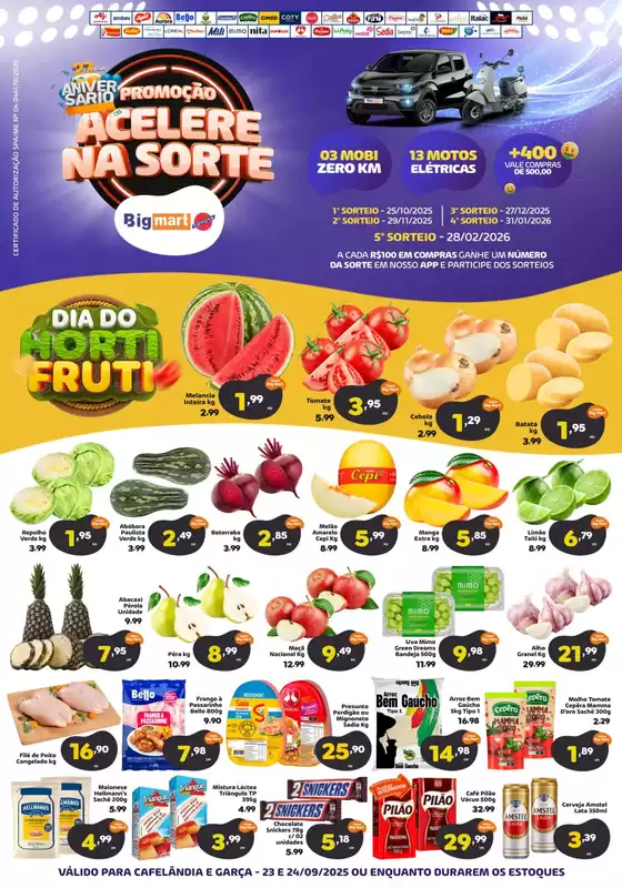 Catálogo Bigmart em Cafelândia | Ofertas exclusivas | 2025-09-24T00:00:00.000Z - 2025-09-24T00:00:00.000Z