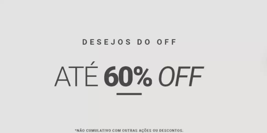 Até 60% Off