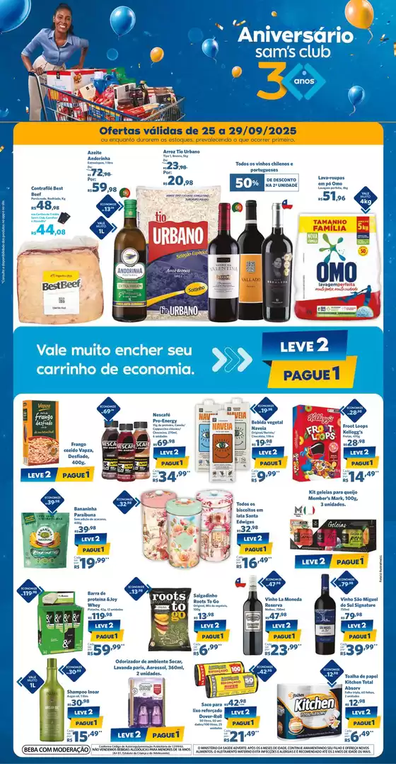 Catálogo Sam's Club | Ótima oferta para todos os clientes | 2025-09-25T00:00:00.000Z - 2025-09-29T00:00:00.000Z