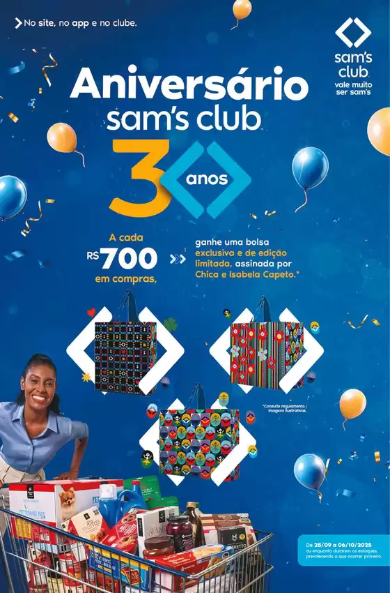 Catálogo Sam's Club | Novas ofertas para descobrir | 2025-09-25T00:00:00.000Z - 2025-10-06T00:00:00.000Z