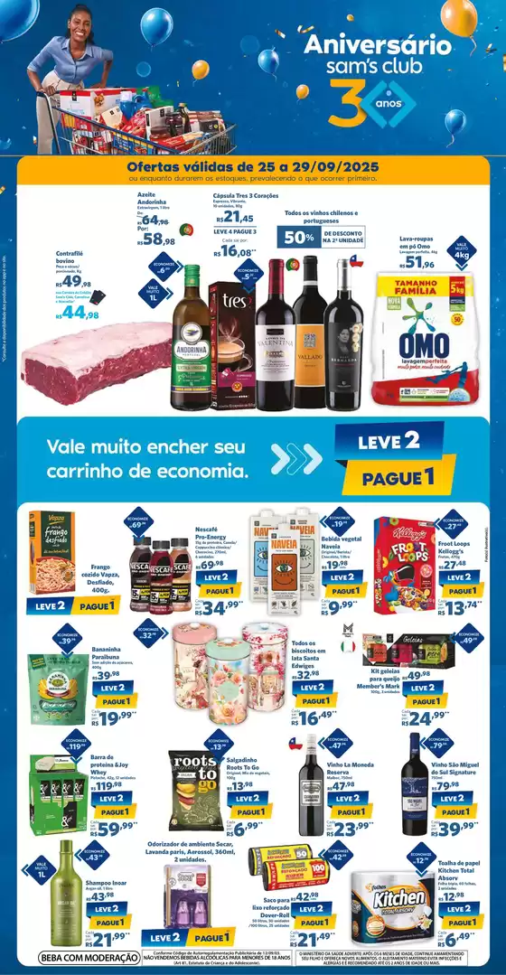 Catálogo Sam's Club | Grandes descontos em produtos selecionados | 2025-09-25T00:00:00.000Z - 2025-09-29T00:00:00.000Z
