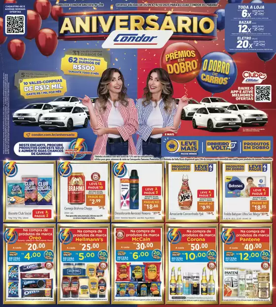 Catálogo Supermercados Condor | Ofertas exclusivas para nossos clientes | 2025-09-25T00:00:00.000Z - 2025-10-14T00:00:00.000Z