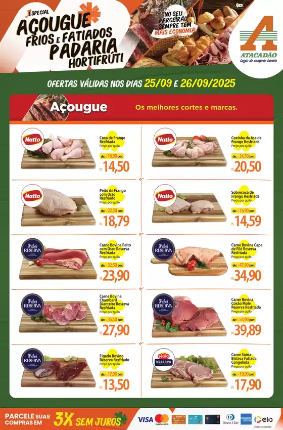 Atacadão - Açougue, Padaria, Frios e Hortifrúti